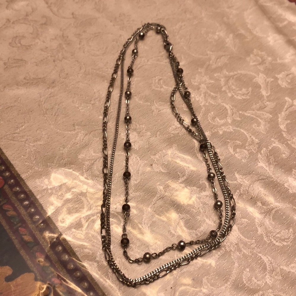 🔥2 for $10🔥 Beaded 3 Chain Necklace